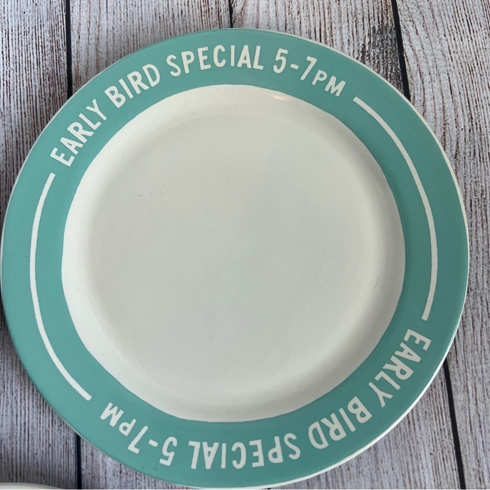 KATE SPADE Lenox All In Good Taste Order’s Up Accent Plate 9” New - Picture 3 of 7